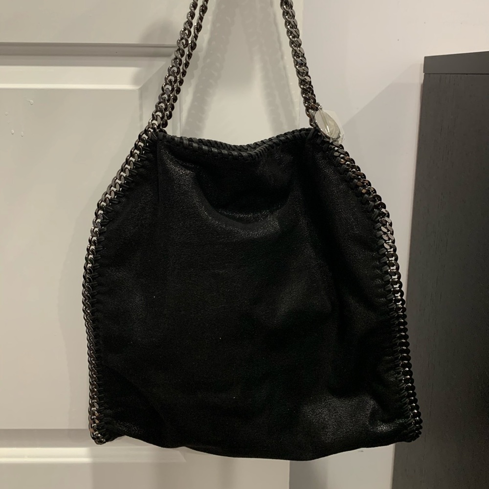 NEW StellaMcCartney Shaggy Falabella Small ToteBlk